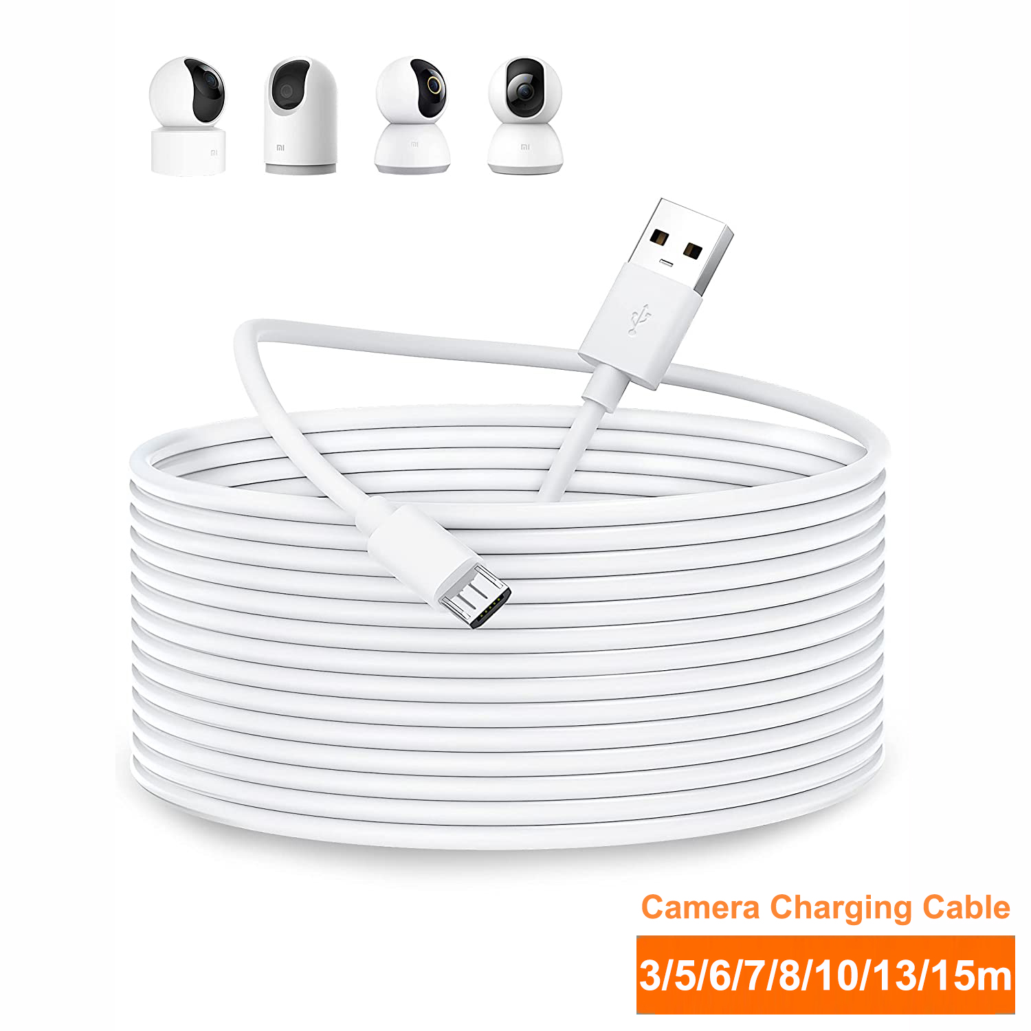 3~13m Micro USB Extension Cabl - Home Security Bundle 评论和价格