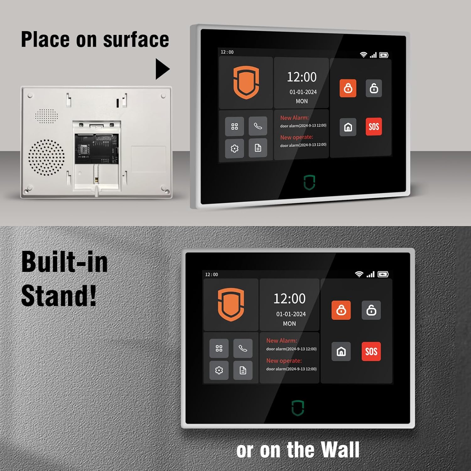 Wolf-Guard 7 inch Touch Screen - Home Security No Wifi 评论和价格