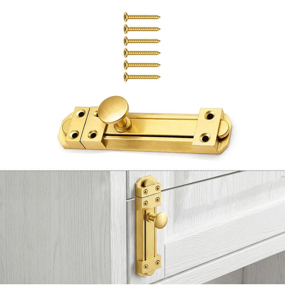 5 Inch Solid Brass Sliding Doo - Home Security Locks 评论和价格