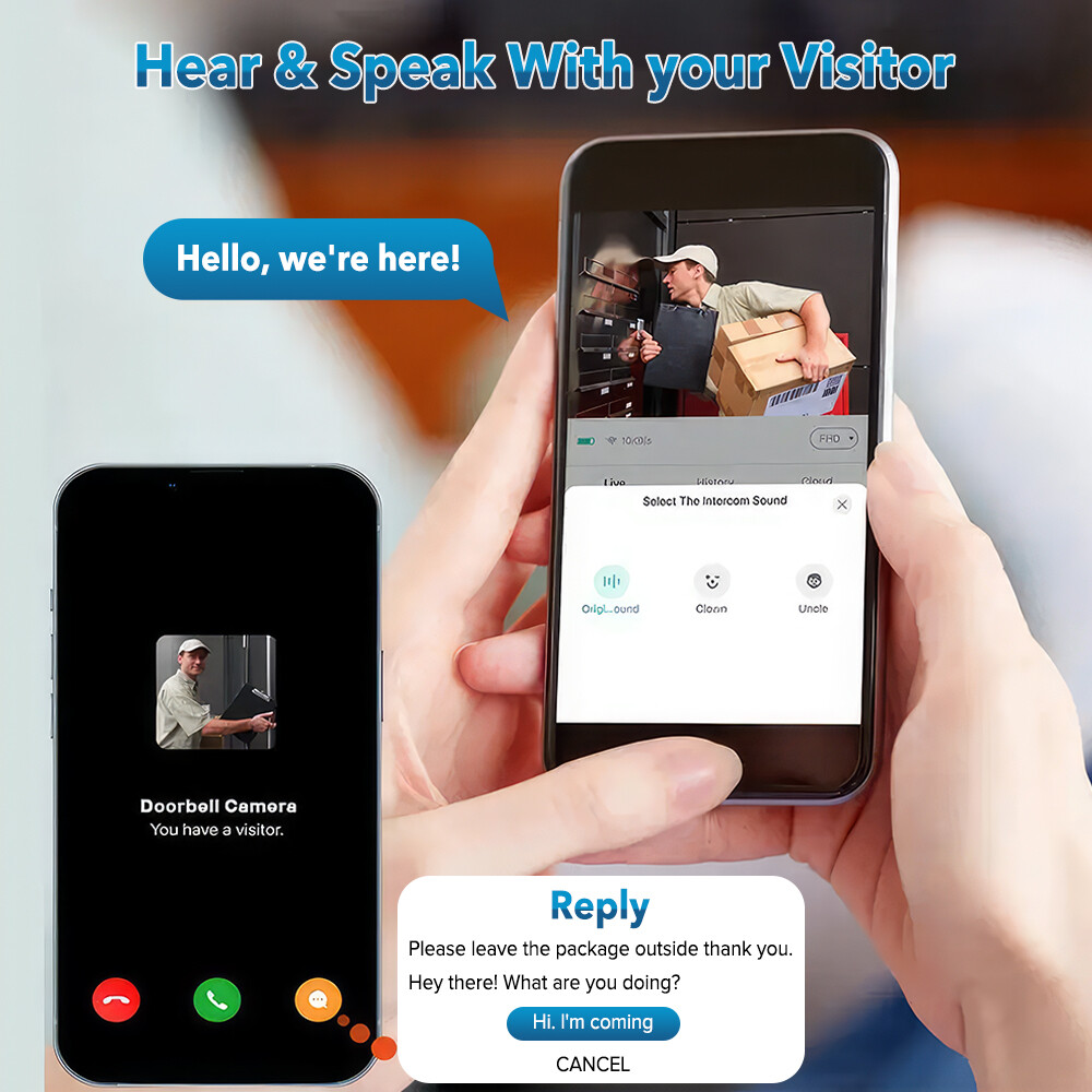 Tuya Doorbell with Camera Wire - Home Security Bundle 评论和价格