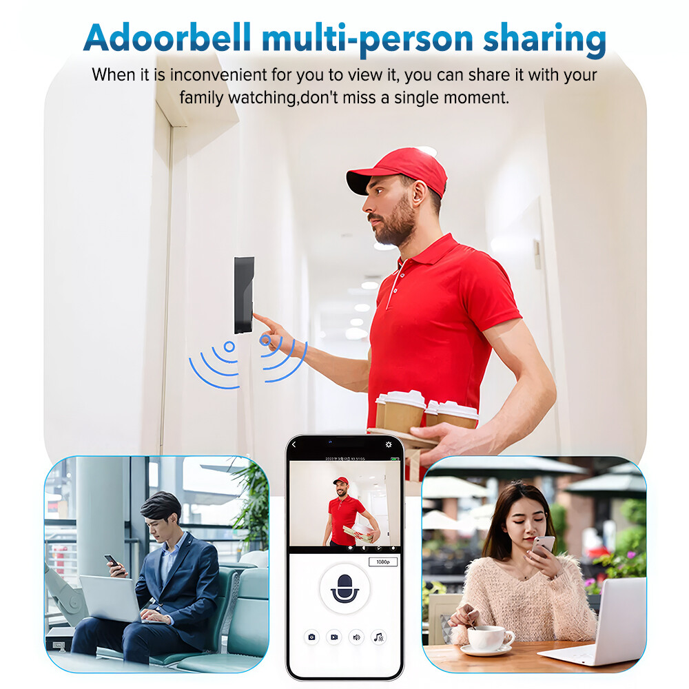 Tuya Doorbell with Camera Wire - Home Security Bundle 评论和价格