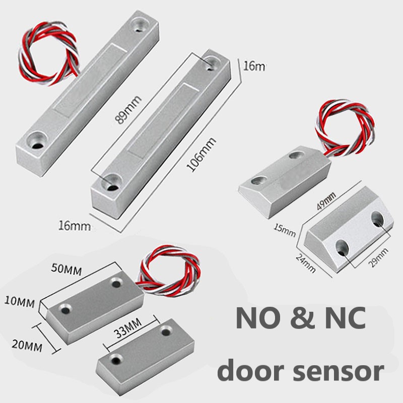 NC NO Door Sensor Wired Cable  - Window Alarm Sensor 评论和价格