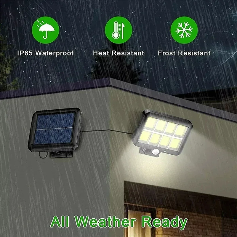 LED Solar Split Wall Lamp Outd - Home Security Beams 评论和价格