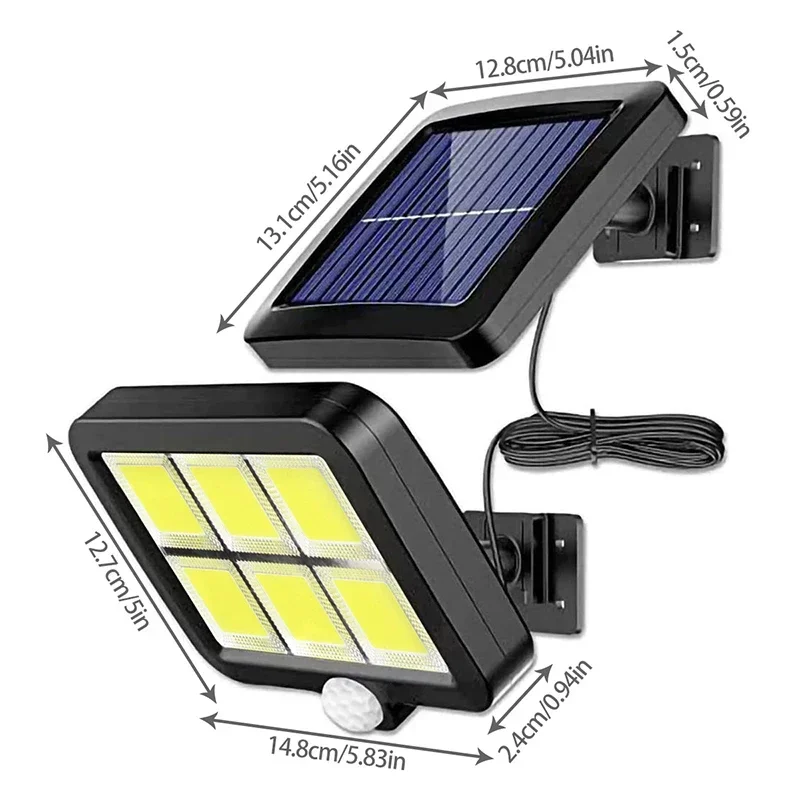 LED Solar Split Wall Lamp Outd - Home Security Beams 评论和价格