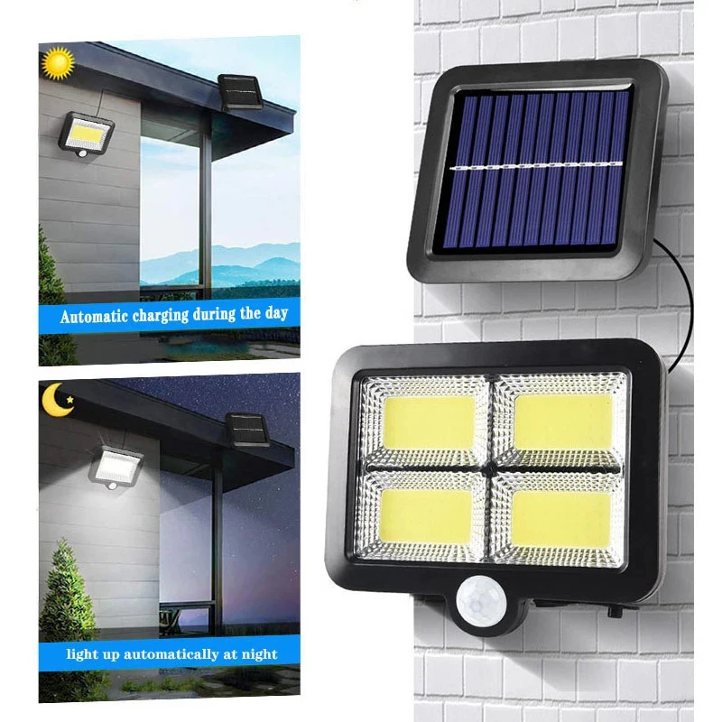 LED Solar Split Wall Lamp Outd - Home Security Beams 评论和价格