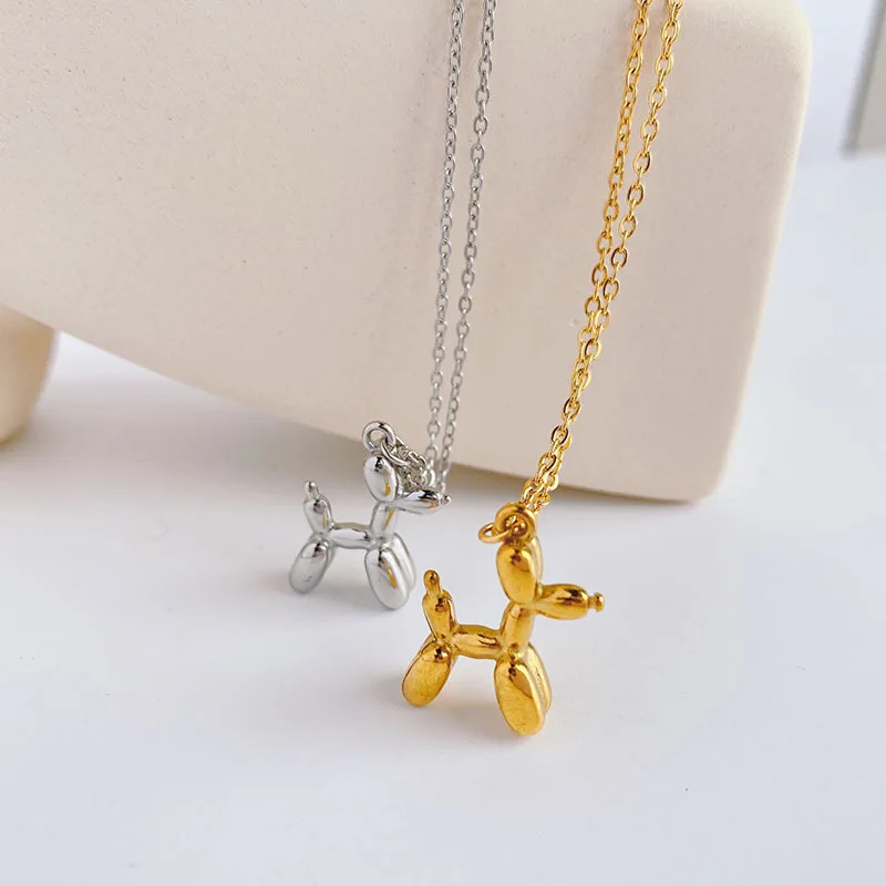 3D Balloon Dog Pendant Necklac - Home Security Robot Dog 评论和价格