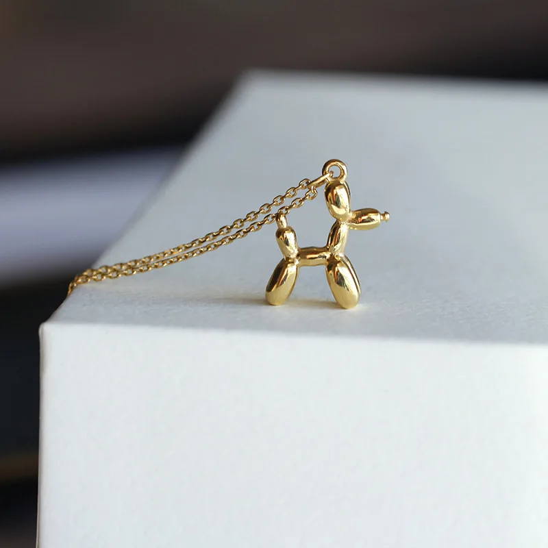 3D Balloon Dog Pendant Necklac - Home Security Robot Dog 评论和价格