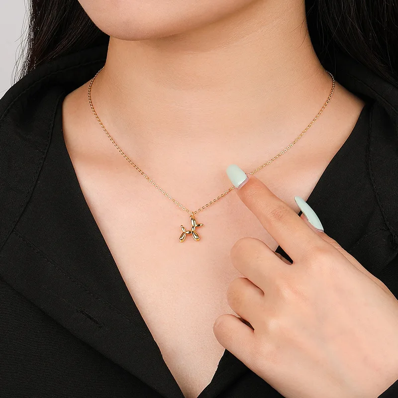 3D Balloon Dog Pendant Necklac - Home Security Robot Dog 评论和价格
