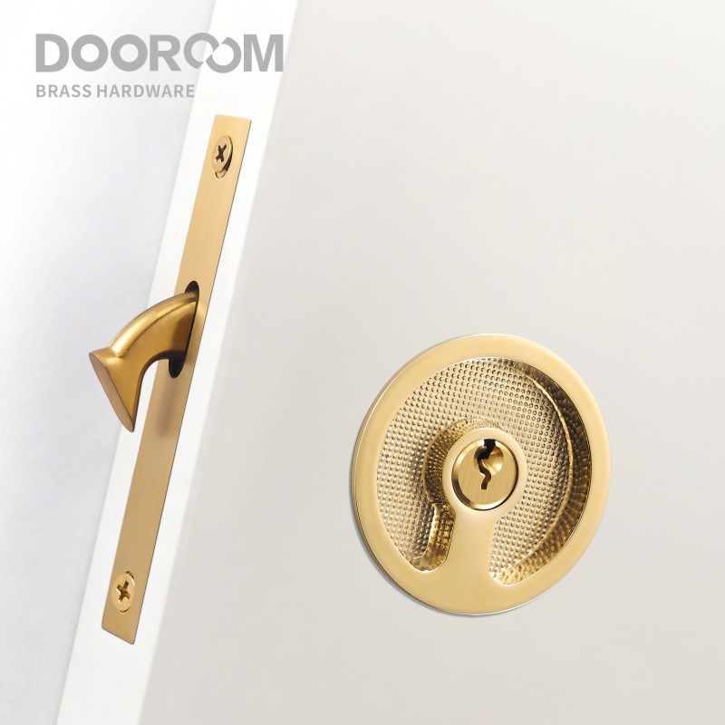 Dooroom Brass Sliding Door Han - Home Security Locks 评论和价格