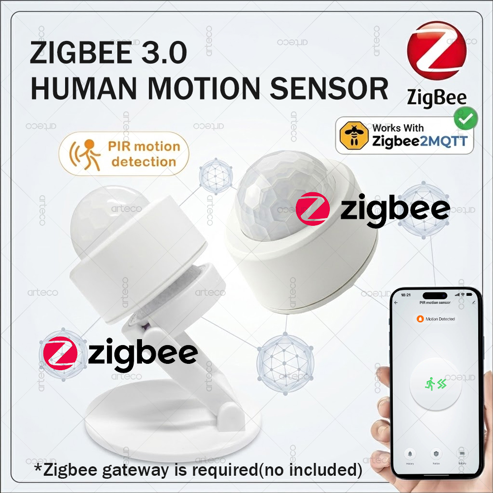 Zigbee 3.0 Mini PIR Motion Sen - Home Security App 评论和价格