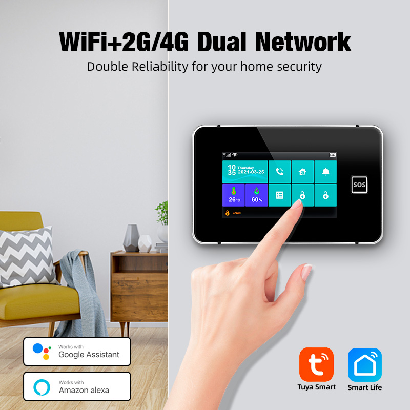 KERUI 4.3 Inch Touch Screen Ho - Home Security No Wifi 评论和价格