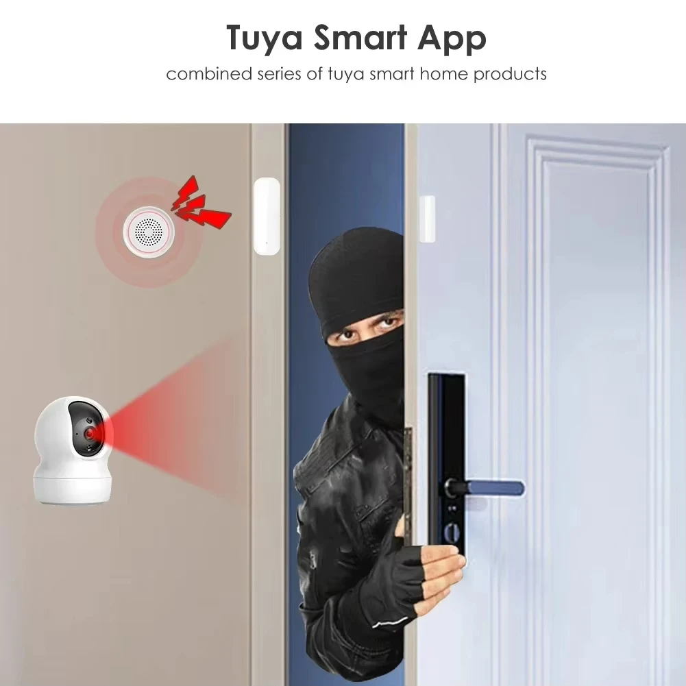 Tuya Zigbee/WiFi Magnetic Door - Window Alarm Sensor 评论和价格