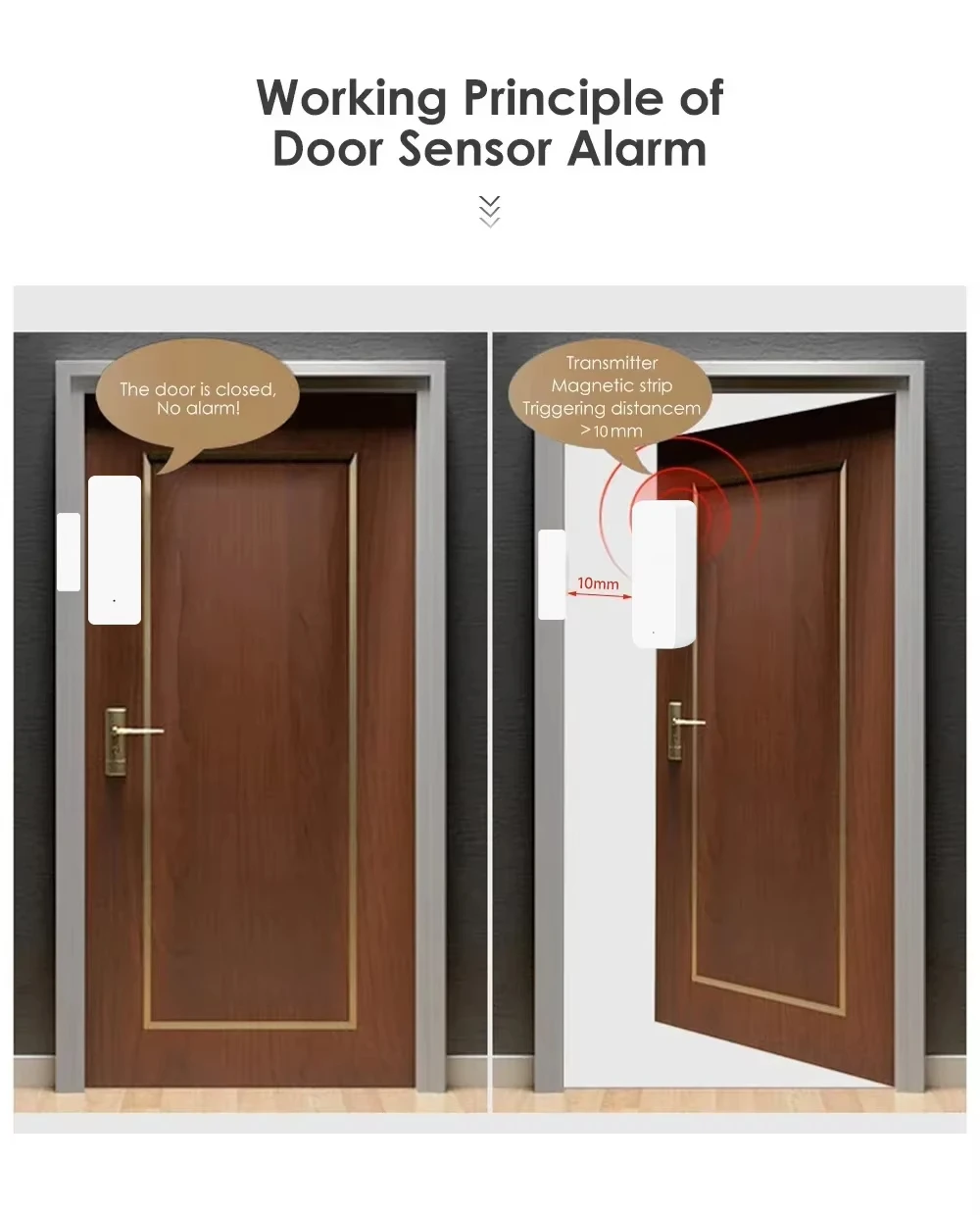 Tuya Zigbee/WiFi Magnetic Door - Window Alarm Sensor 评论和价格