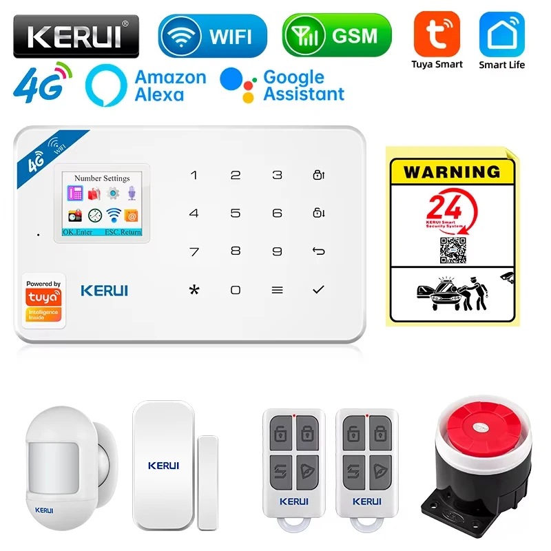 KERUI Security Alarm System Ki - Home Security System Installation 评论和价格