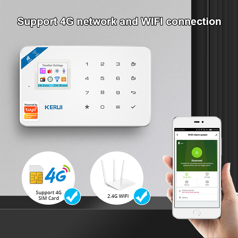 KERUI Security Alarm System Ki - Home Security System Installation 评论和价格