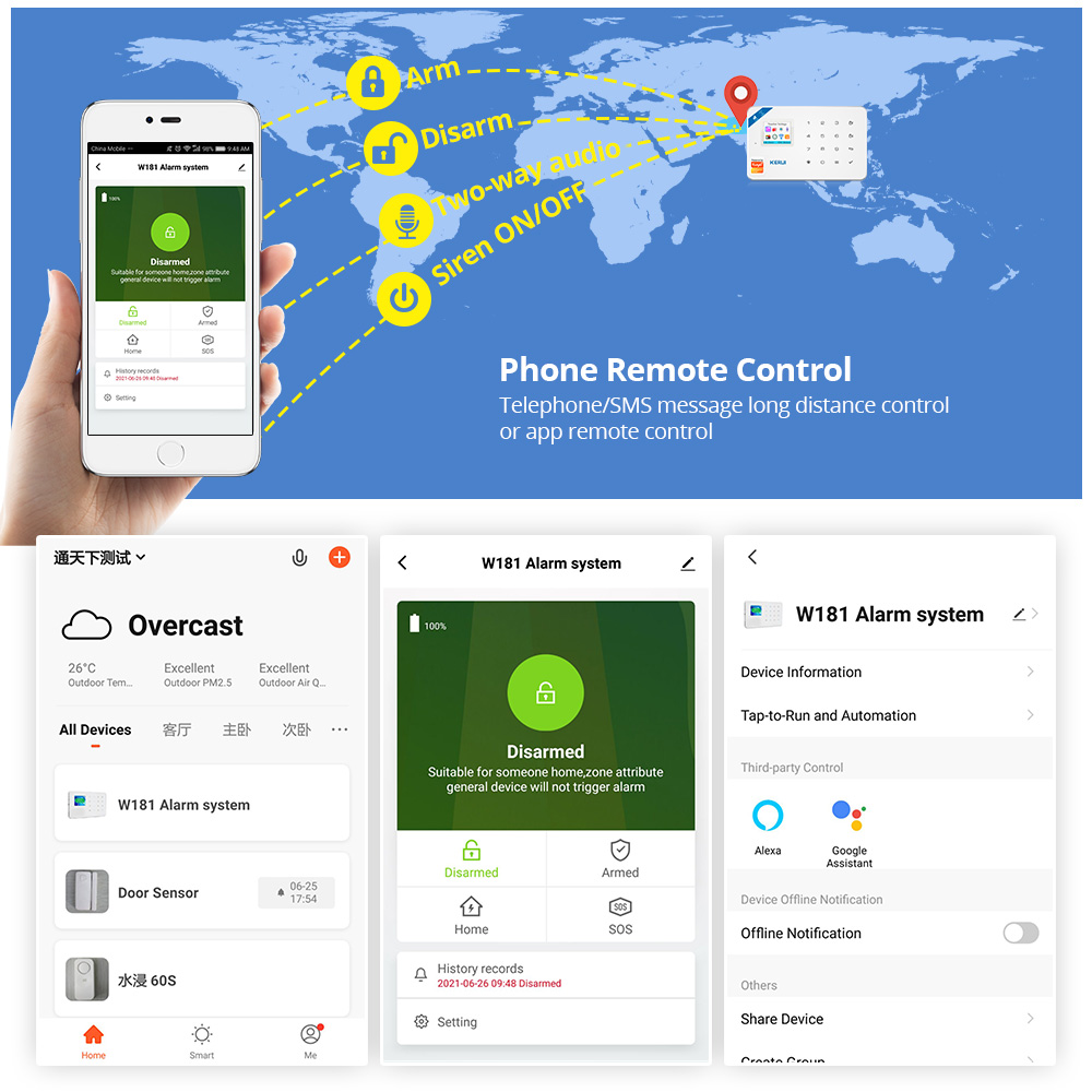 KERUI Security Alarm System Ki - Home Security System Installation 评论和价格