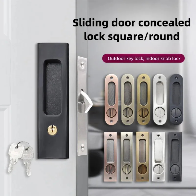 Heavy-Duty Black Sliding Door  - Home Security Locks 评论和价格