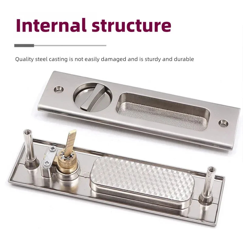 Heavy-Duty Black Sliding Door  - Home Security Locks 评论和价格