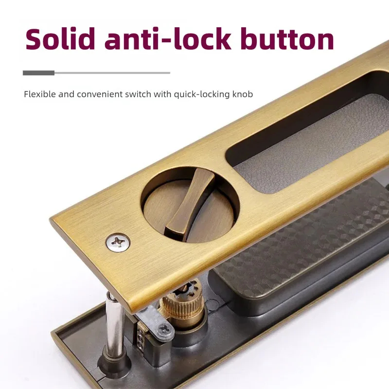 Heavy-Duty Black Sliding Door  - Home Security Locks 评论和价格