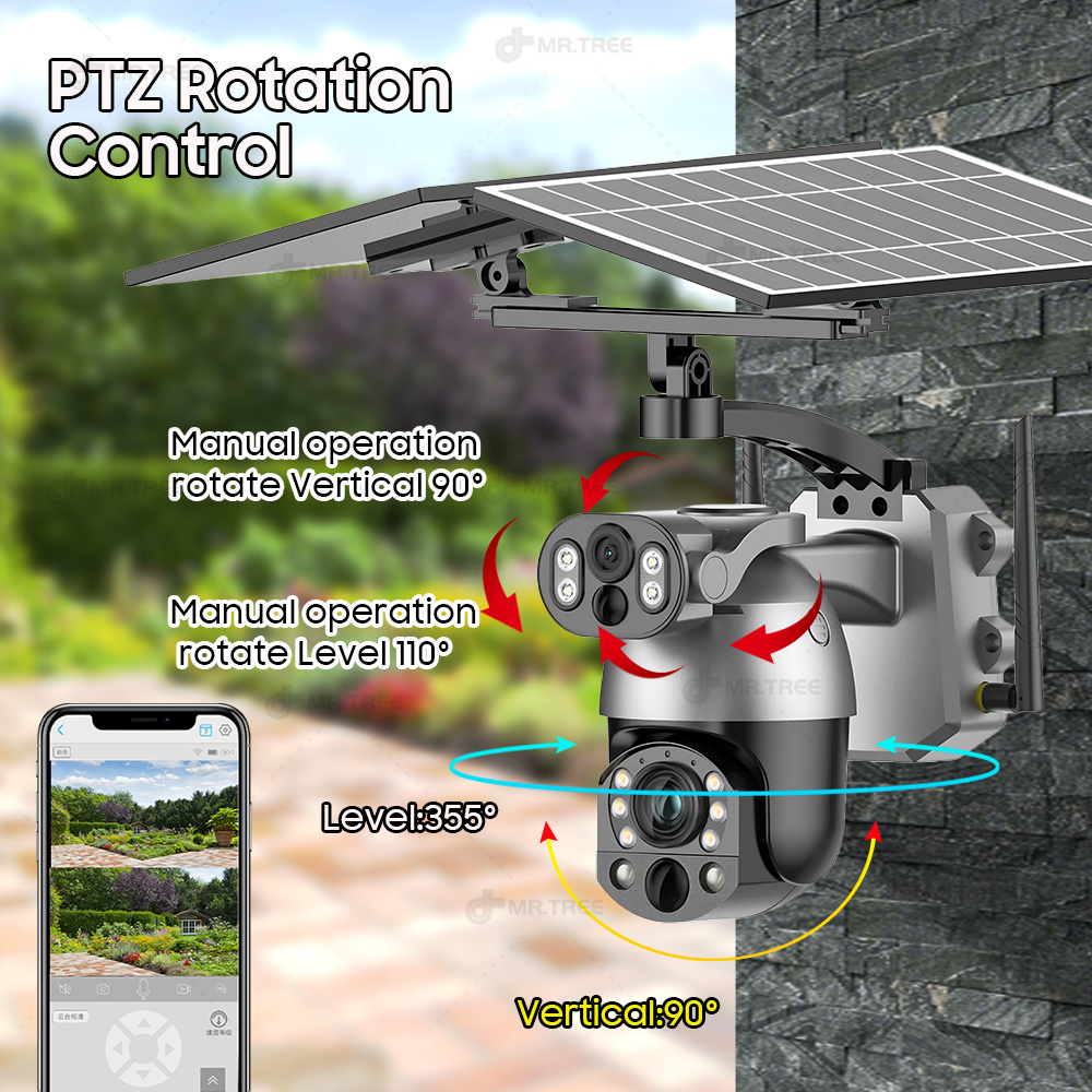 4K 50X Optical Zoom Dual Lens  - Ip Camera Outdoor 4K 评论和价格