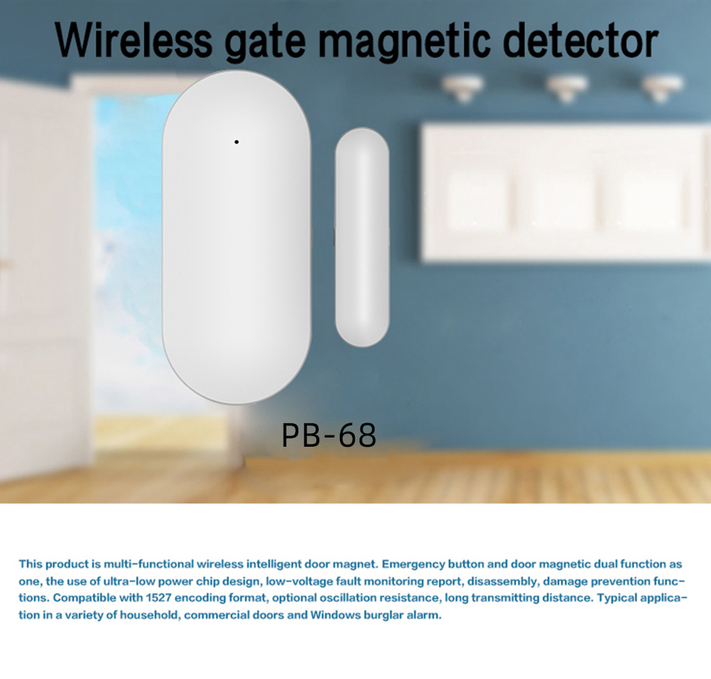 MULO 433MHz Door Sensor Window - Home Security Equipment 评论和价格
