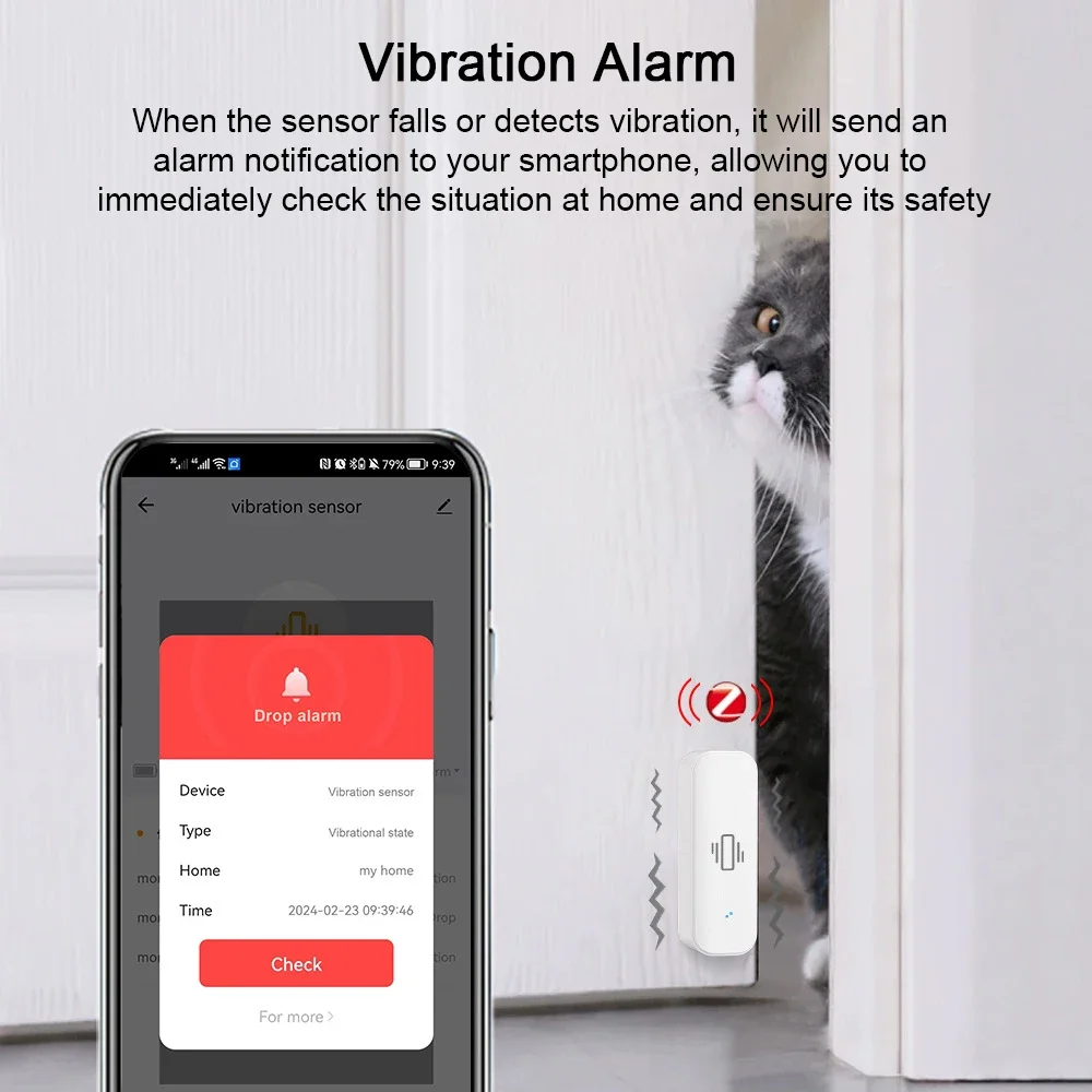 Tuya WiFi/Zigbee Smart Vibrati - Home Security With Monitoring 评论和价格