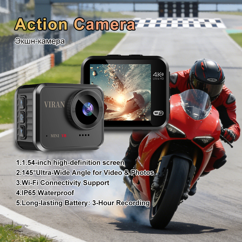 Mini Action Camera 4K Ultra HD - Ip Camera Outdoor 4K 评论和价格