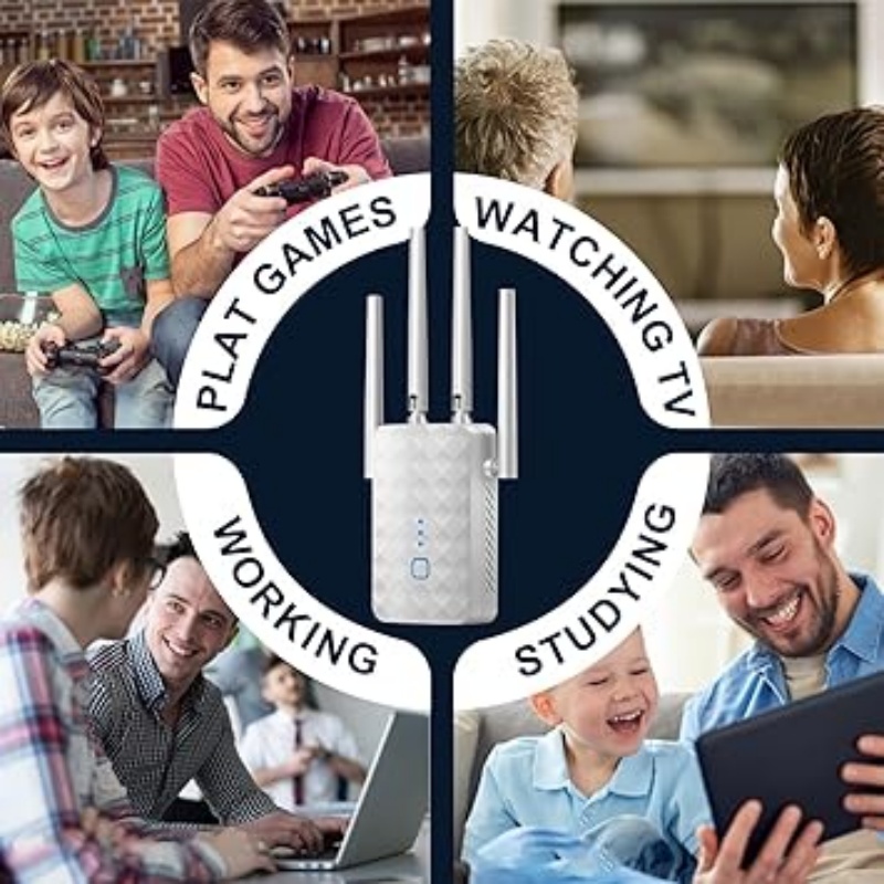 1200Mbps WiFi Repeater Wireles - Home Security Bundle 评论和价格