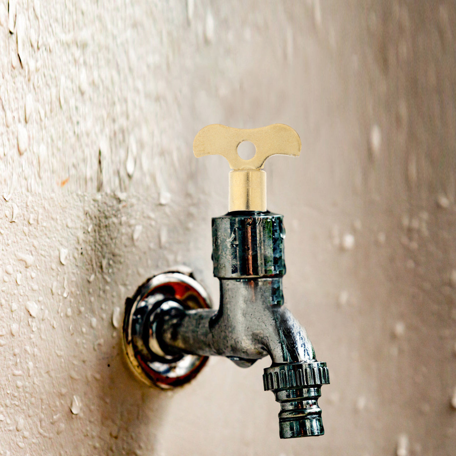 2Pcs Sillcock Water Key 6-Poin - Home Security Locks 评论和价格