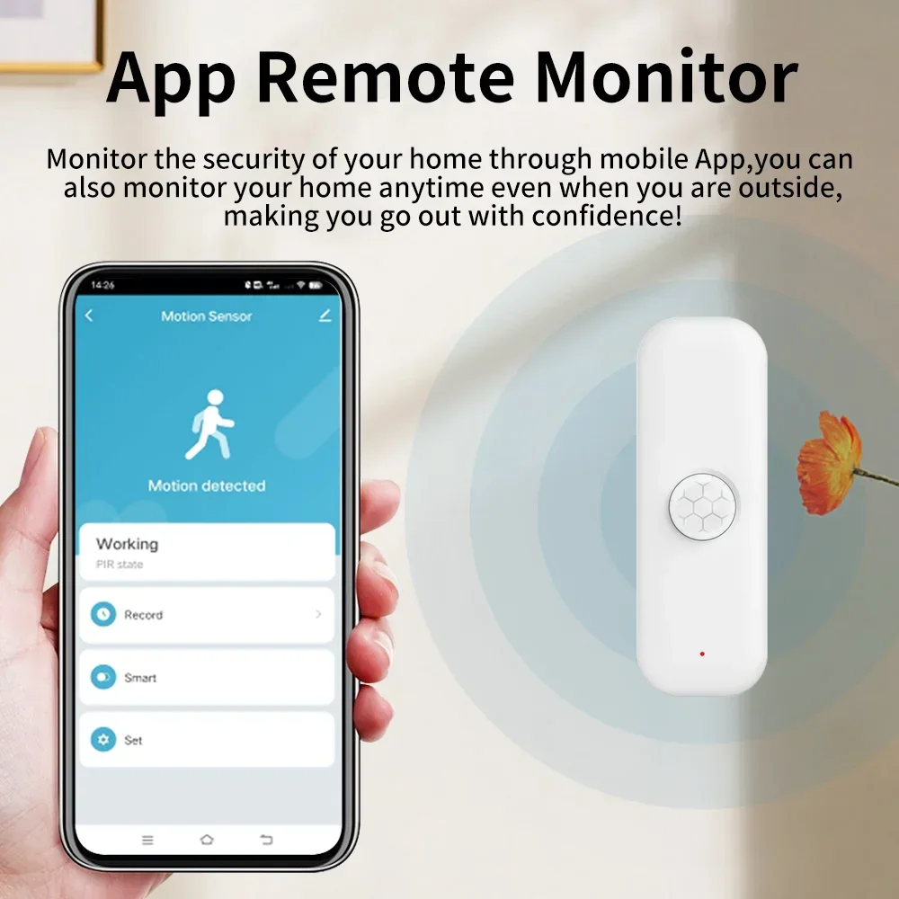 Tuya WiFI Motion Sensor PIR Sm - Home Security App 评论和价格