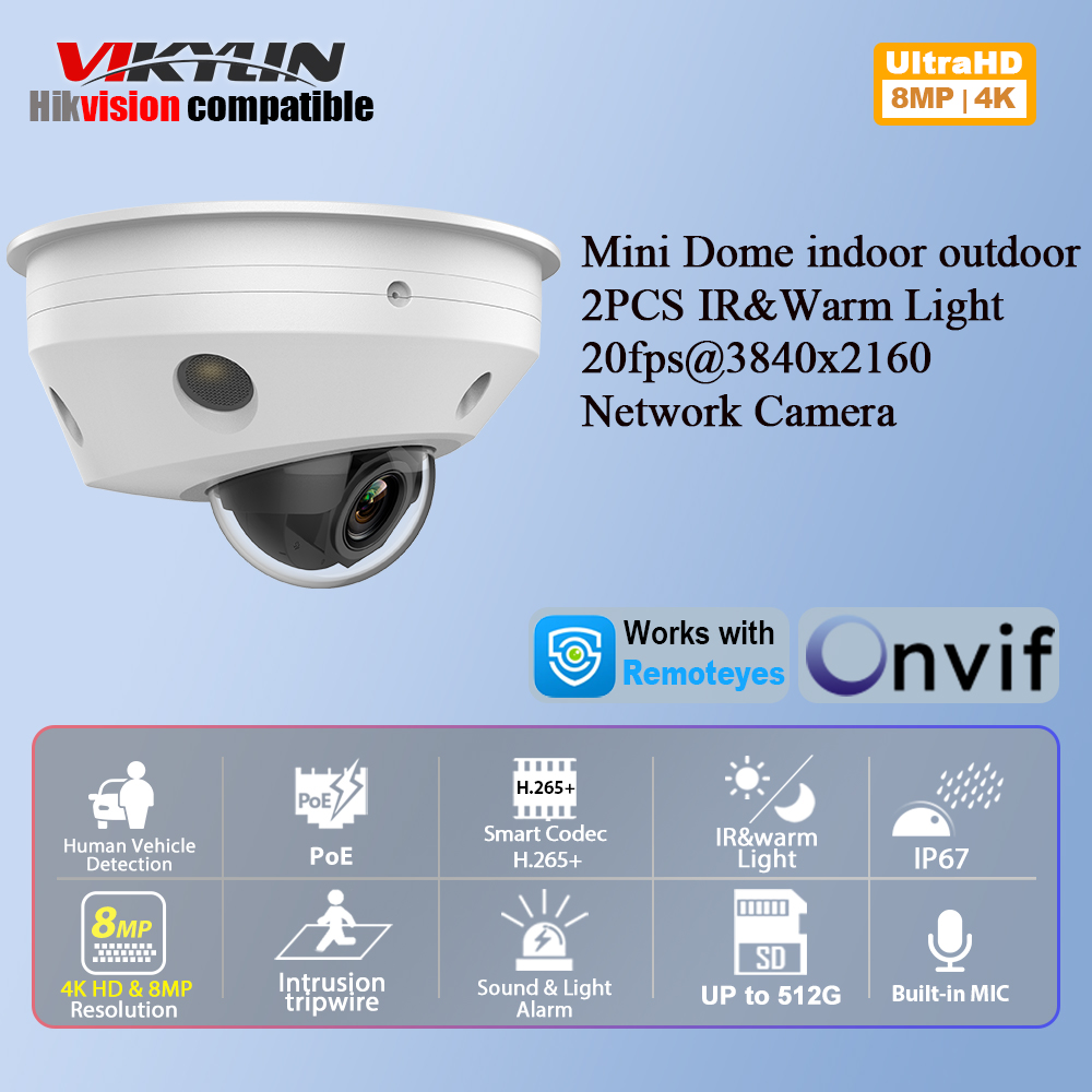 Vikylin 8MP IR Night Vision Mi - Home Security Online 评论和价格