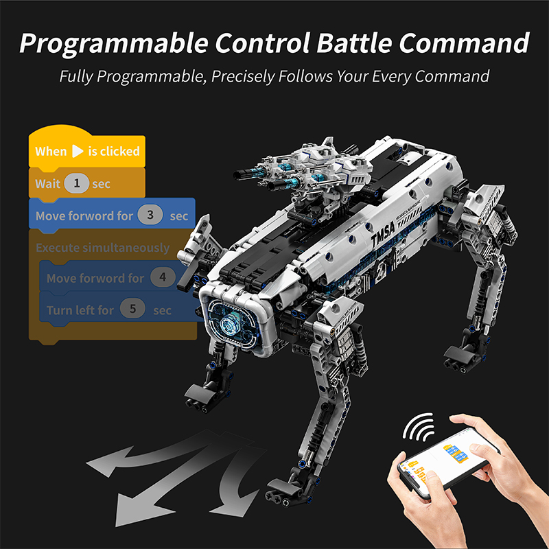 Technical STEM Programming Rob - Home Security Robot Dog 评论和价格