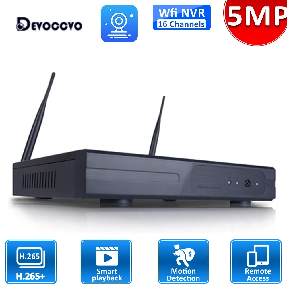 Wireless 16CH H.265 5MP NVR Ca - Home Security With Cameras 评论和价格